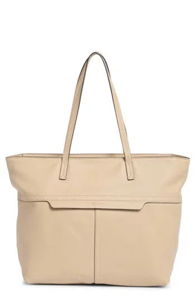 Rag & Bone Bryant Leather Tote Bag In Brown