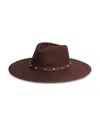Rag & Bone Brynn Wool Fedora In Brown