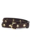 Rag & Bone Brynn Leather Belt In Brown
