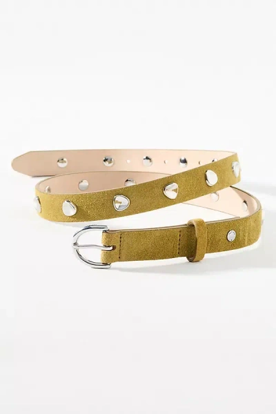 RAG & BONE BRYNN STUDDED SUEDE BELT