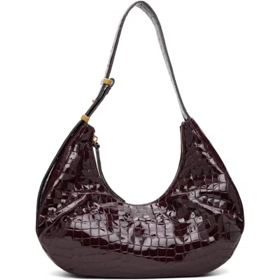 Rag & Bone Burgundy Hudson Leather Bag In Deep Berry