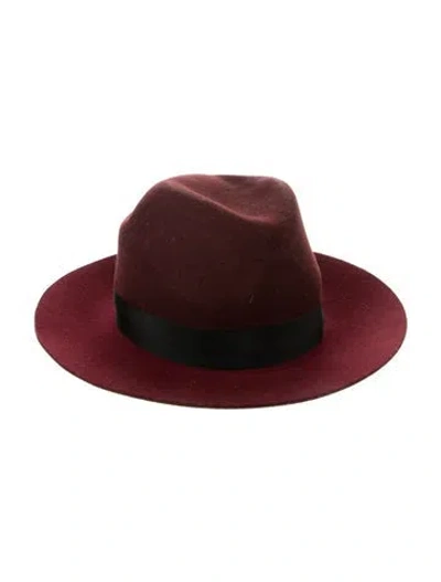 Pre-owned Rag & Bone Burgundy  Wool Hat