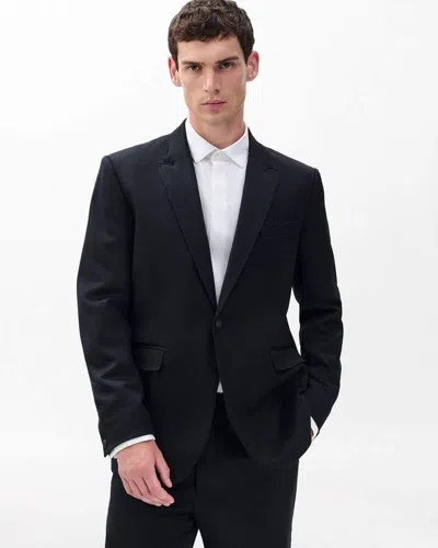 Rag & Bone Butler British Wool Tuxedo Jacket In Pink