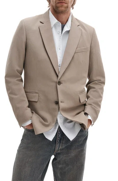 Rag & Bone Butler Virgin Wool Blend Blazer In Brown