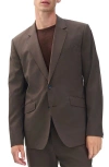 Rag & Bone Butler Wool Blend Ripstop Suit Jacket In Green