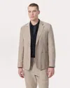 Rag & Bone Butler Wool-blend Blazer In Brown