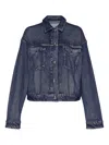 Rag & Bone Button-fastening Denim Jacket In Blue