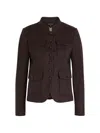 Rag & Bone Buttoned Pocket Jacket In Brown