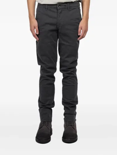 Rag & Bone Buttoned Trousers In Gray