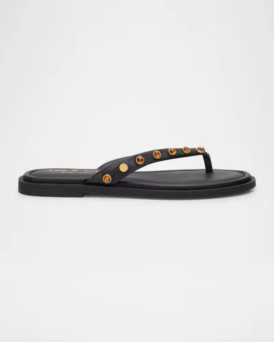 Rag & Bone Cabochon Gia Thong Sandals