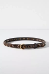 Rag & Bone Cabochon Resin Studded Belt In Brown