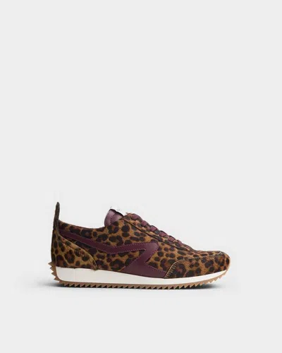 Rag & Bone Calf Hair Retro Runner In Brown