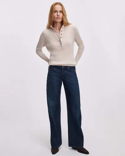 Rag & Bone Cam Relaxed Straight Jean In Blue