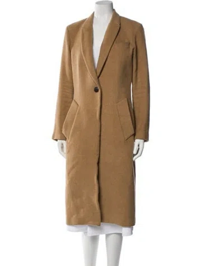 Pre-owned Rag & Bone Camel Hair Coat In Brown