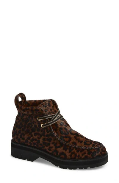 Rag & Bone Cameron Genuine Calf Hair Lace-up Boot In Animal Print
