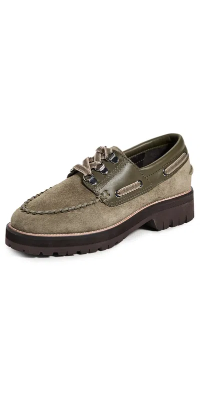 Rag & Bone Cameron Boat Shoes Olnts In Gray