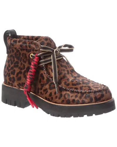 Rag & Bone Cameron Haircalf Moccasin Boot In Animal Print