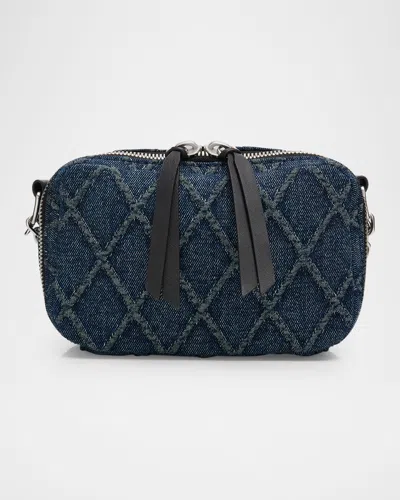 Rag & Bone Cami Quilted Denim Camera Crossbody Bag