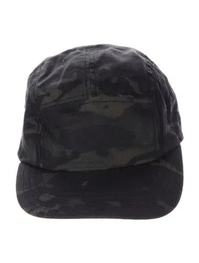Pre-owned Rag & Bone Camo Baseball Cap In Green