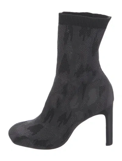 Pre-owned Rag & Bone Camouflage Print Sock Boots In Black/grey