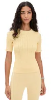 Rag & Bone Camryn Tee Sunlight In Yellow