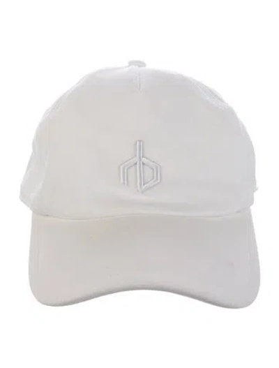 Pre-owned Rag & Bone Canvas Baseball Hat In White