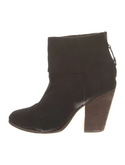 Pre-owned Rag & Bone Canvas Boots In Brown