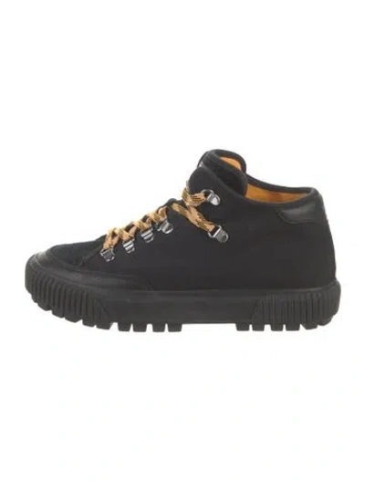 Pre-owned Rag & Bone Canvas Chunky Sneakers In Black