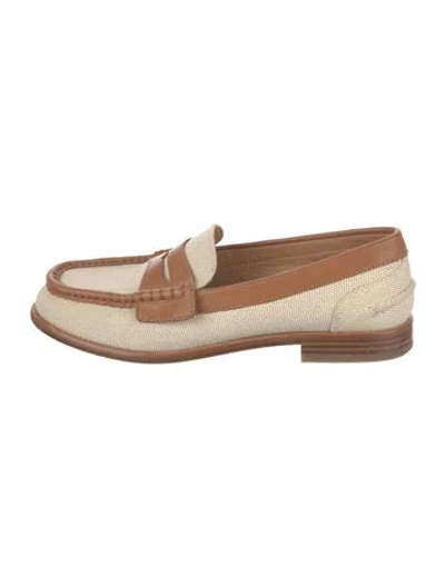 Pre-owned Rag & Bone Canvas Colorblock Pattern In Brown/neutrals