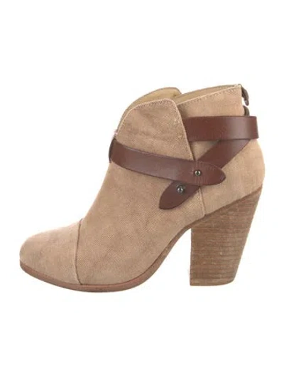 Pre-owned Rag & Bone Canvas Pumps In Neutral