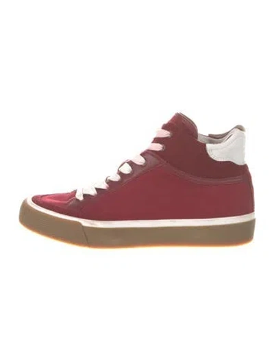 Pre-owned Rag & Bone Canvas Sneakers In Burgundy