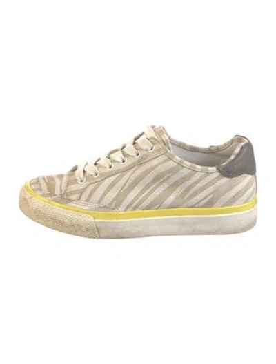 Pre-owned Rag & Bone Canvas Sneakers In Neutral
