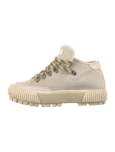 Pre-owned Rag & Bone Canvas Sneakers In Neutrals