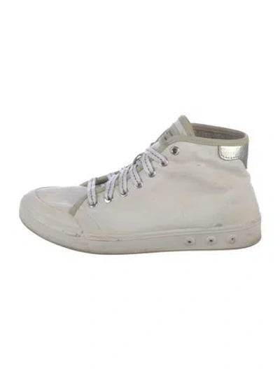 Pre-owned Rag & Bone Canvas Sneakers In White