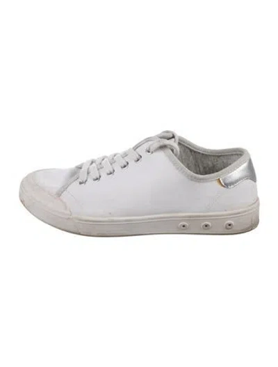Pre-owned Rag & Bone Canvas Sneakers In White