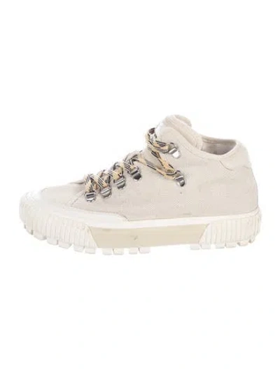 Pre-owned Rag & Bone Canvas Sneakers In White