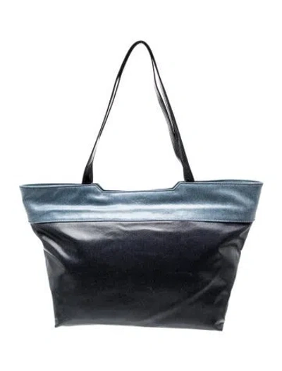 Pre-owned Rag & Bone Canvas Tote W/ Tags In Blue