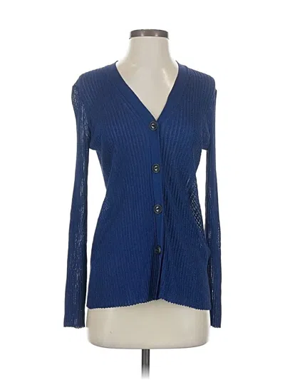 Pre-owned Rag & Bone Cardigan Sweater In Blue