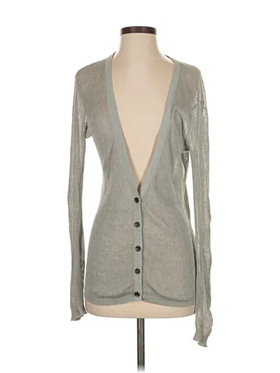 Pre-owned Rag & Bone Cardigan Sweater In Silver