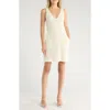 Rag & Bone Carine Open Knit V-neck Minidress In White