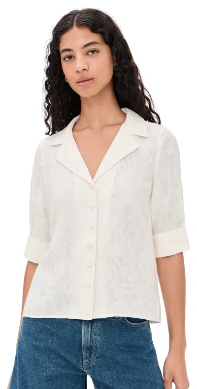 Rag & Bone Carmela Voile Blouse In White