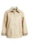 Rag & Bone Carrie Front Zip Jacket In Neutral