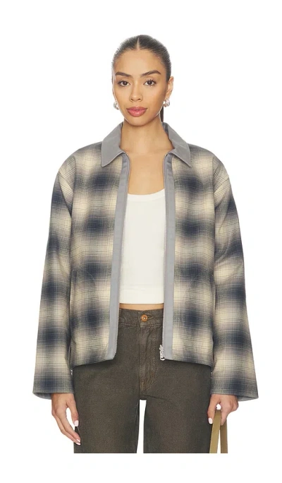 Rag & Bone Carrie Reversible Jacket In Gray