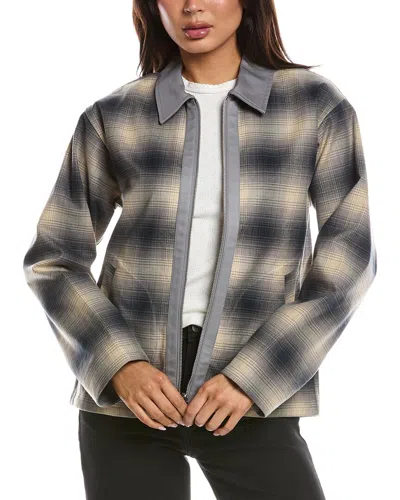 Rag & Bone Carrie Reversible Jacket In Transparent