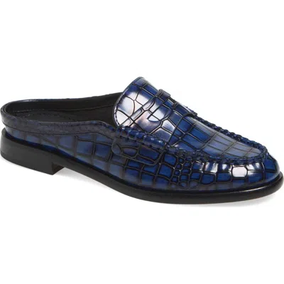 Rag & Bone Carter Mule In Blue