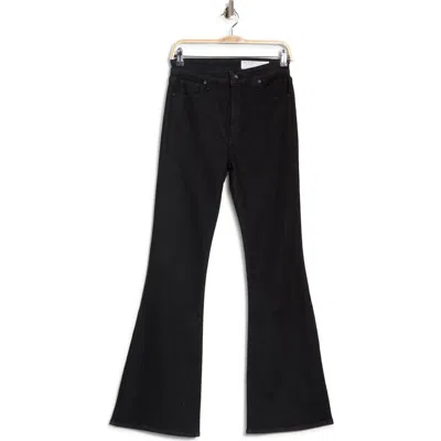 Rag & Bone Casey High Waist Flare Jeans In Black