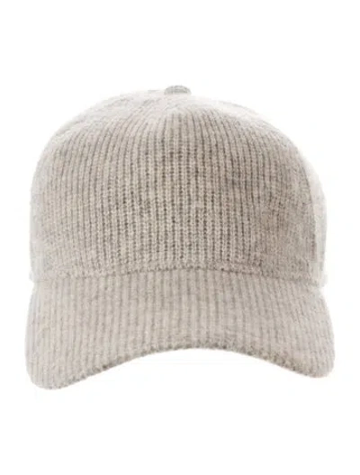 Pre-owned Rag & Bone Cashmere Baseball Hat In Grey
