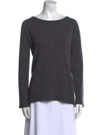 Pre-owned Rag & Bone Cashmere Bateau Neckline Sweater In Gray