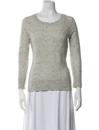 Pre-owned Rag & Bone Cashmere Bateau Neckline Sweater In Grey