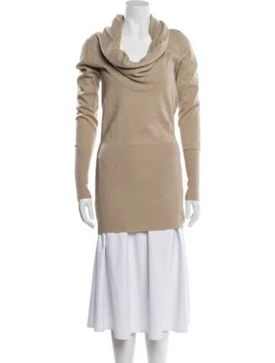 Pre-owned Rag & Bone Cashmere Cowl Neck Sweater In Brown
